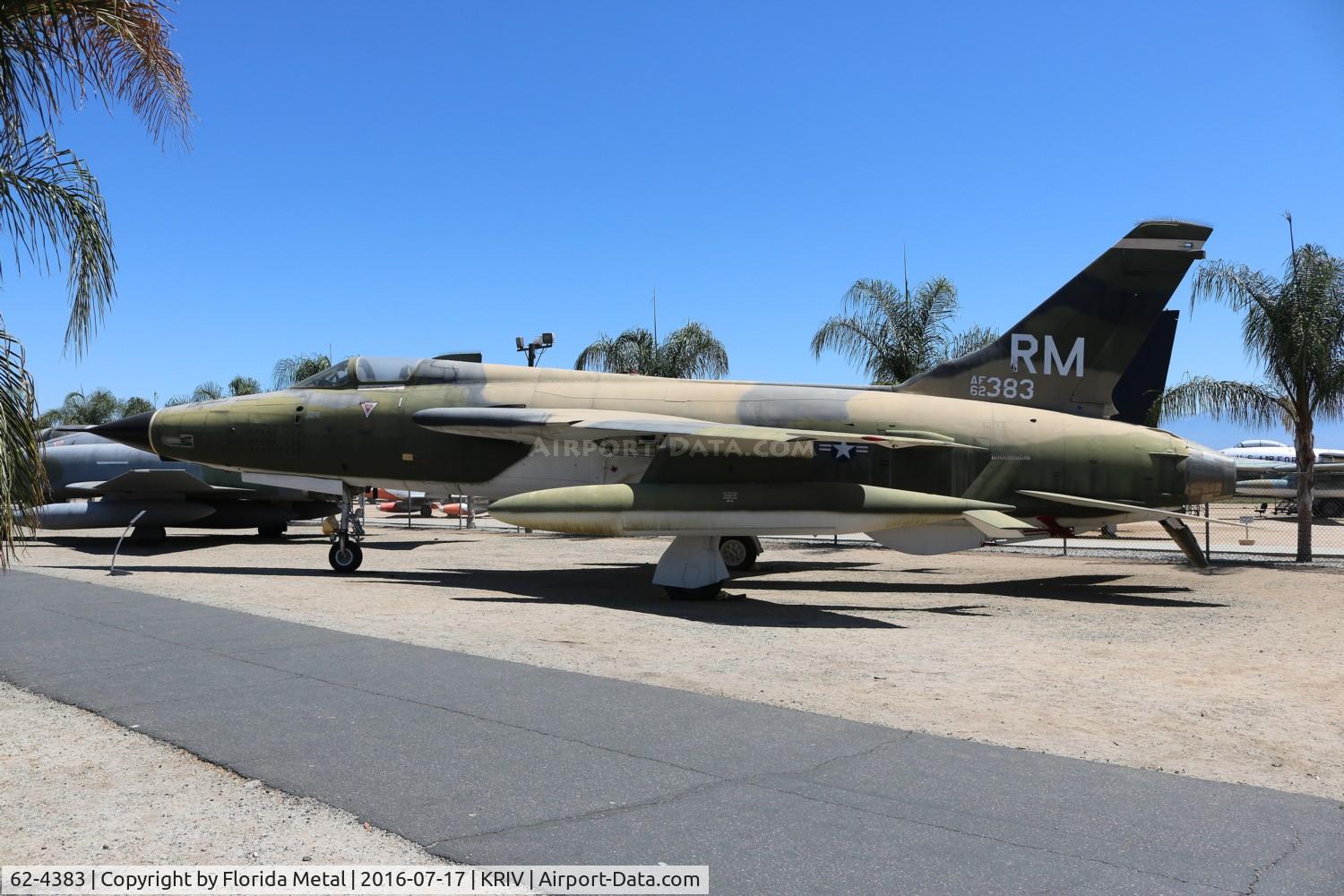 62-4383, 1962 Republic F-105D Thunderchief C/N D582, F-105 zx
