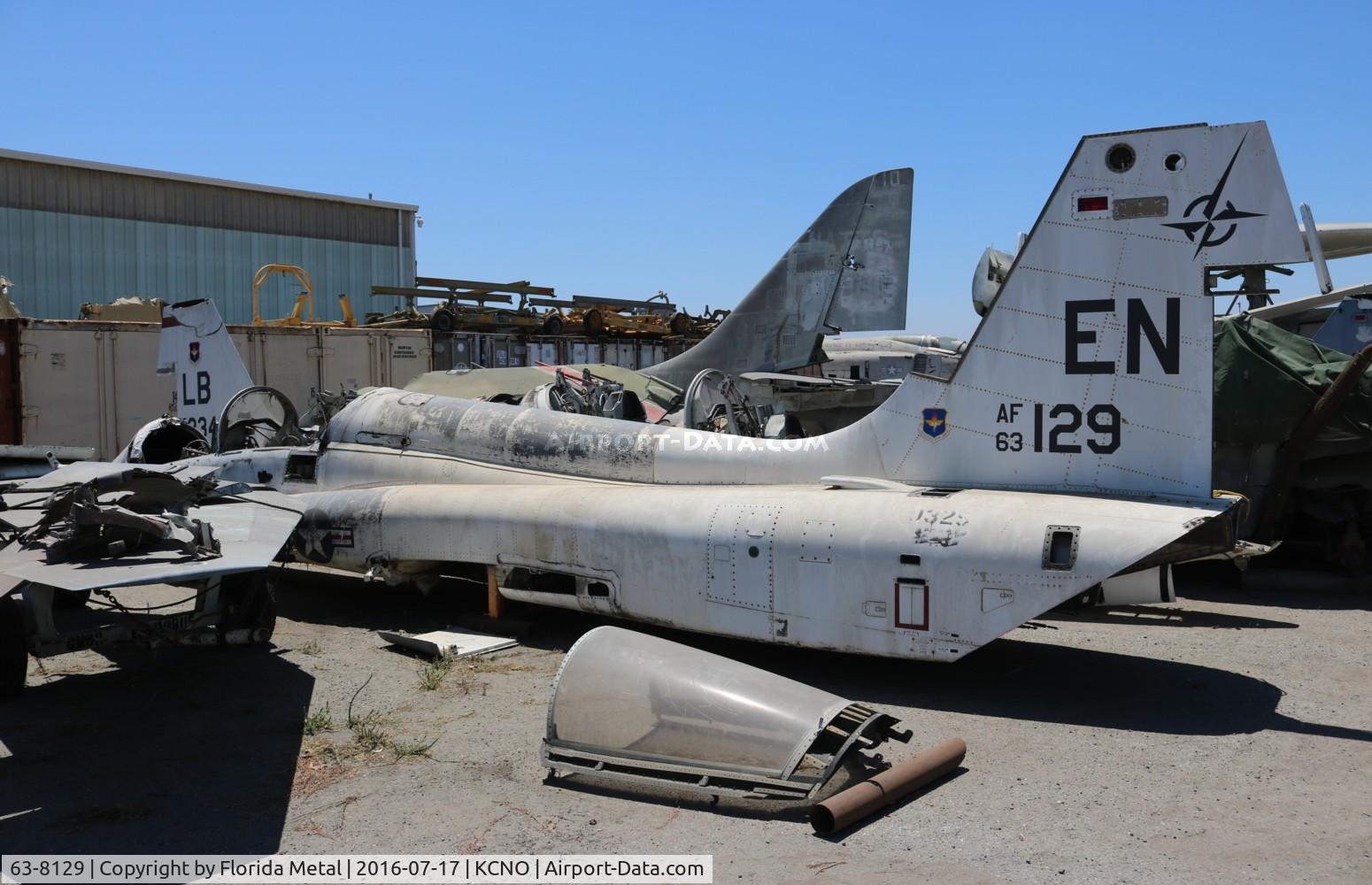 63-8129, 1963 Northrop T-38A Talon C/N N.5476, T-38 zx