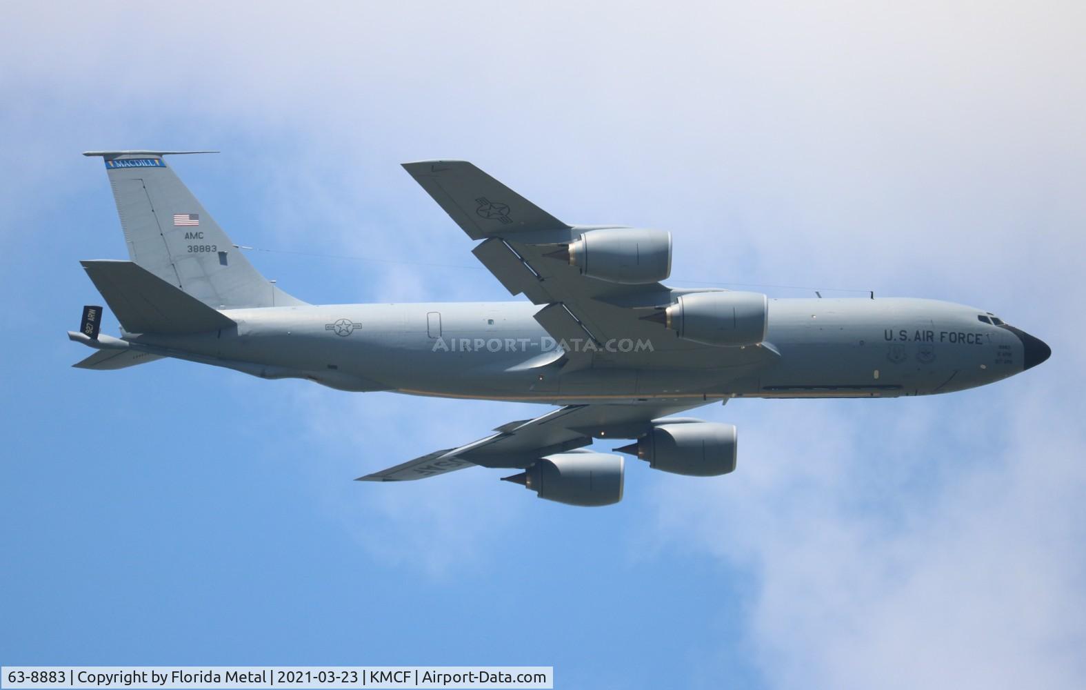 63-8883, 1963 Boeing KC-135R Stratotanker C/N 18731, KC-135R zx