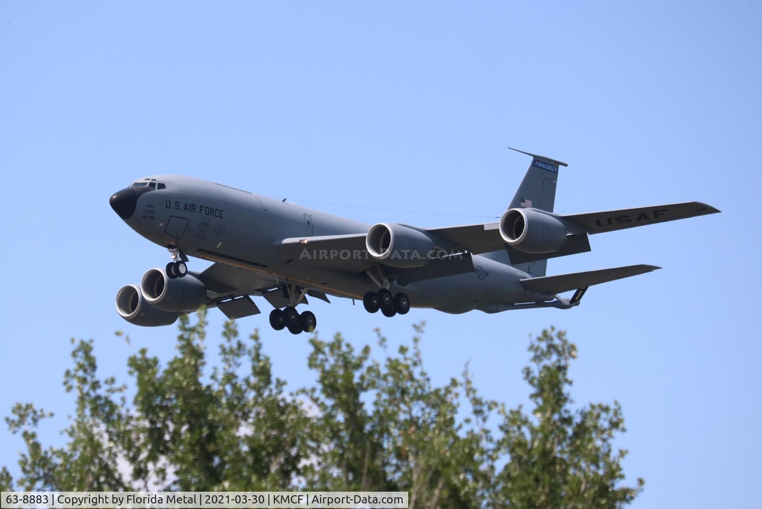 63-8883, 1963 Boeing KC-135R Stratotanker C/N 18731, KC-135R zx