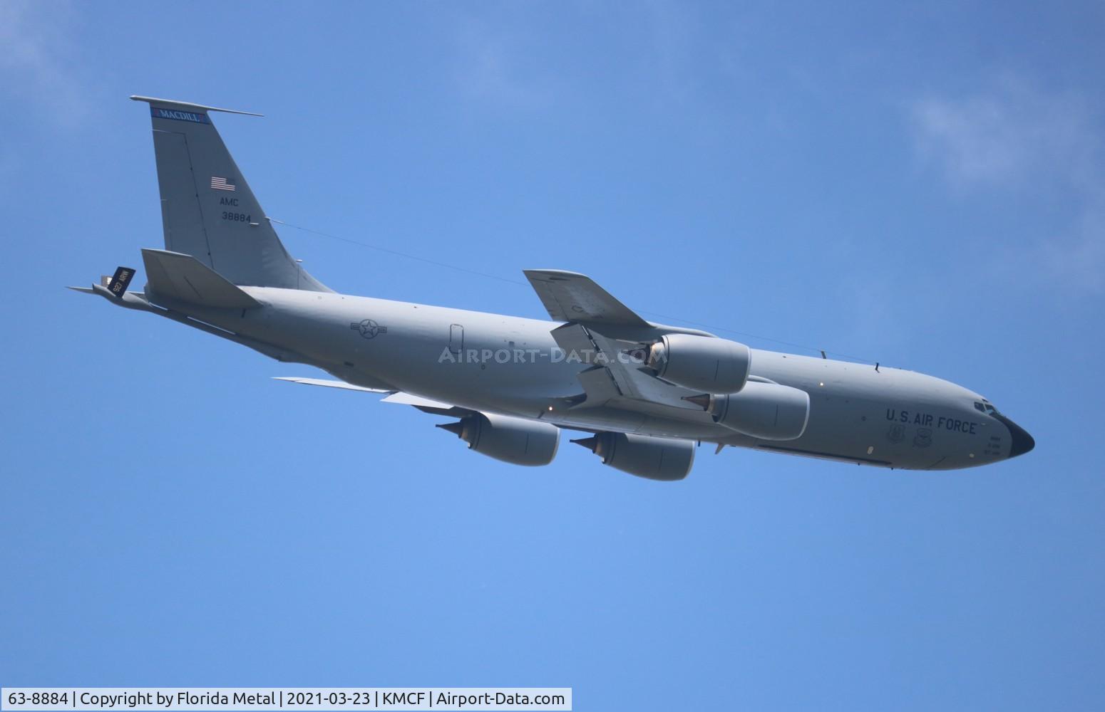63-8884, 1963 Boeing KC-135R Stratotanker C/N 18732, KC-135R zx