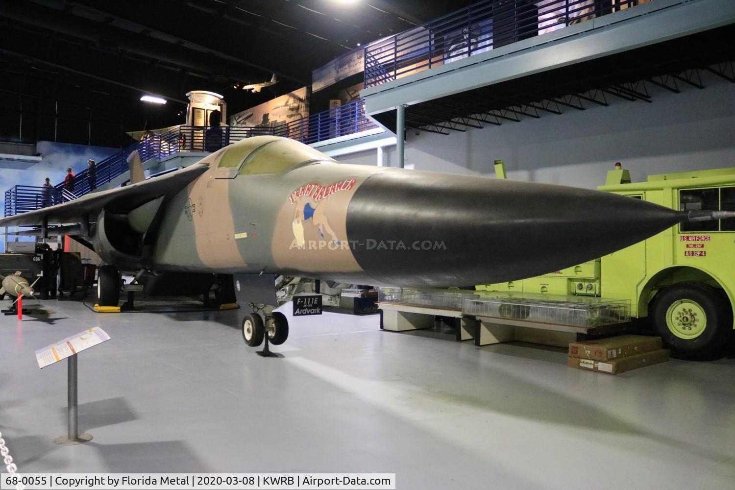 68-0055, 1968 General Dynamics F-111E Aardvark C/N A1-224, F-111 zx