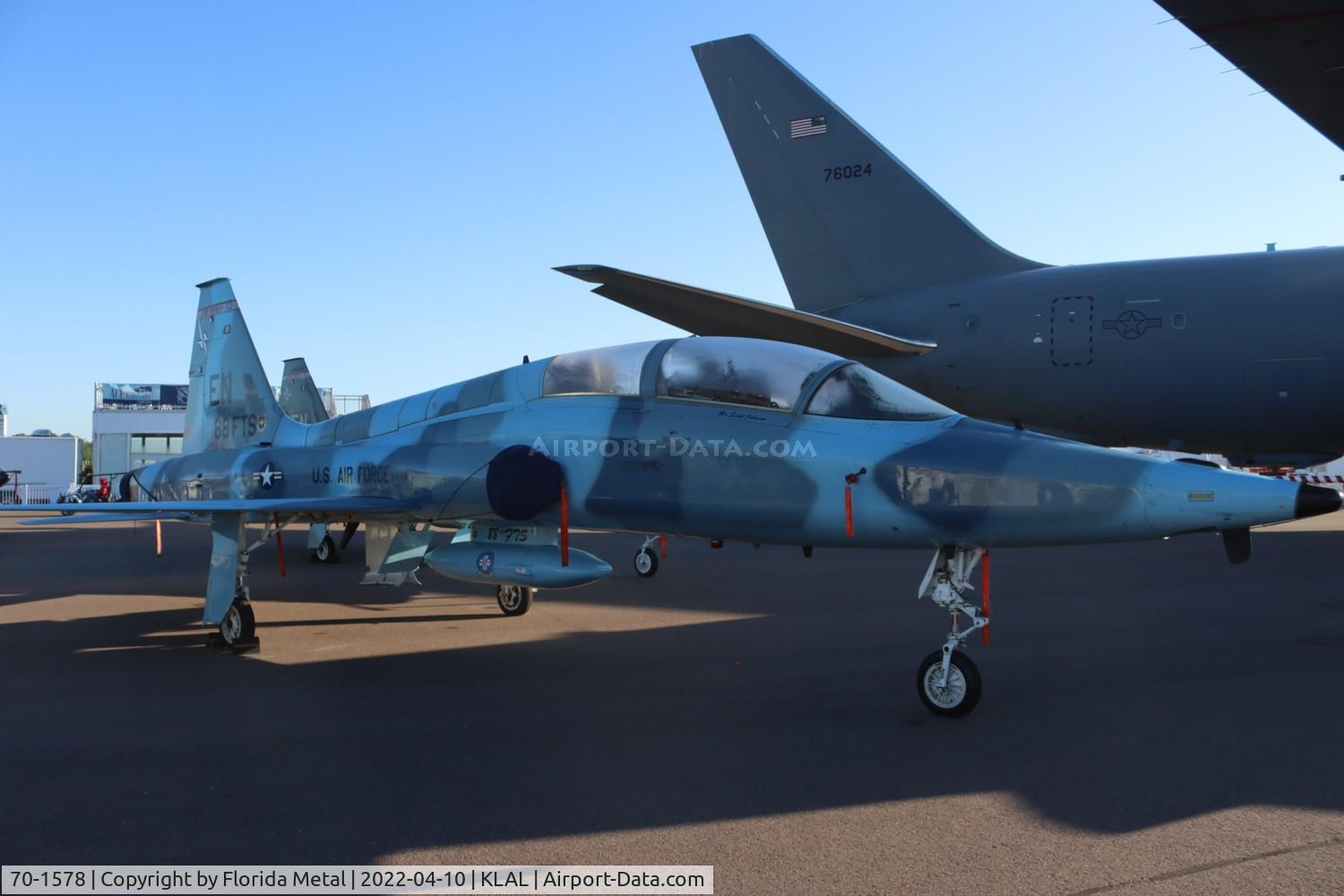 70-1578, 1970 Northrop T-38C Talon C/N T6268, T-38 zx LAL