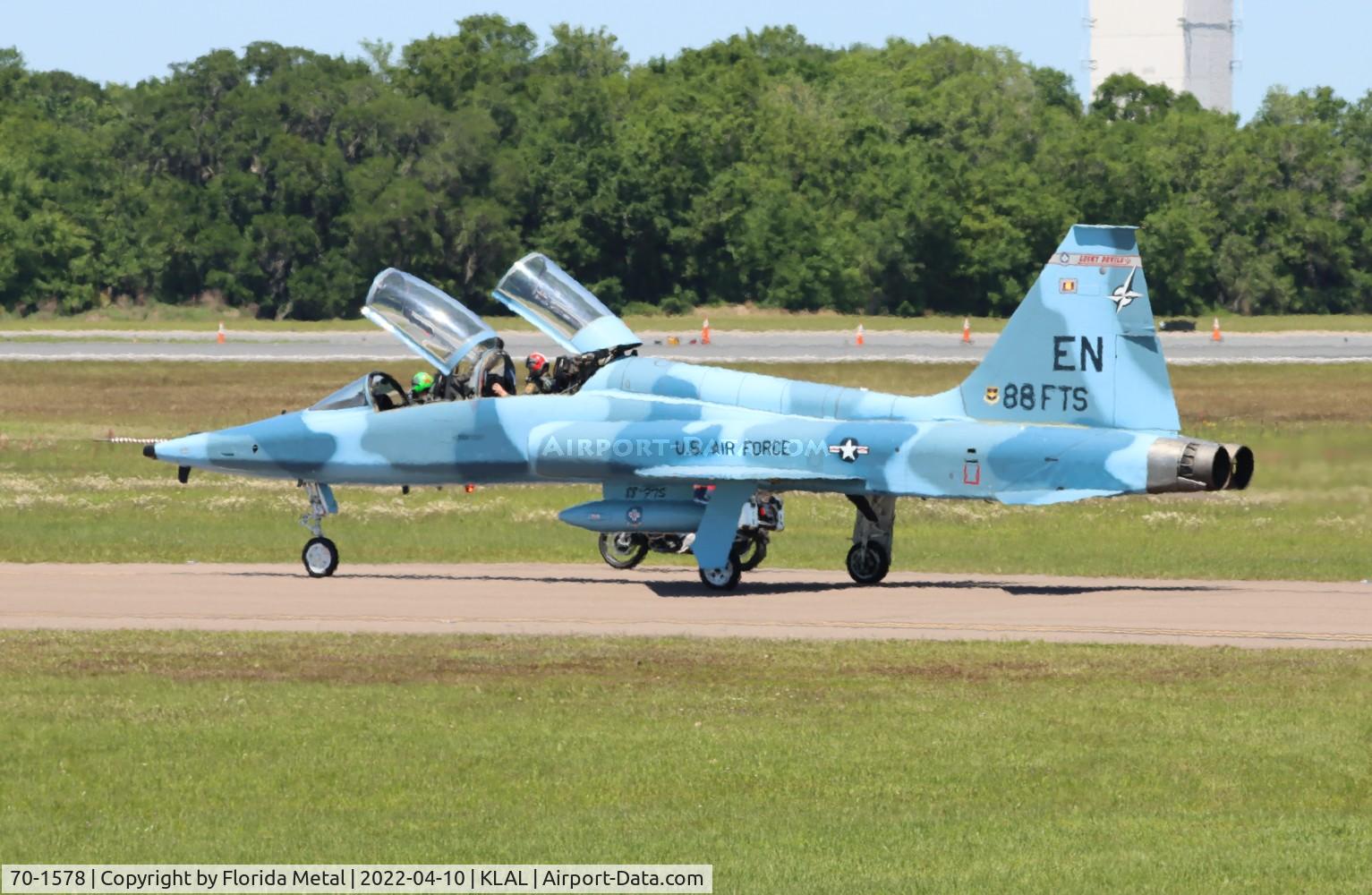 70-1578, 1970 Northrop T-38C Talon C/N T6268, Sun N fun 2022