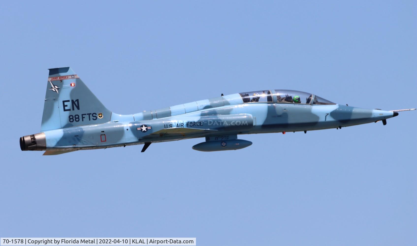 70-1578, 1970 Northrop T-38C Talon C/N T6268, T-38 zx LAL