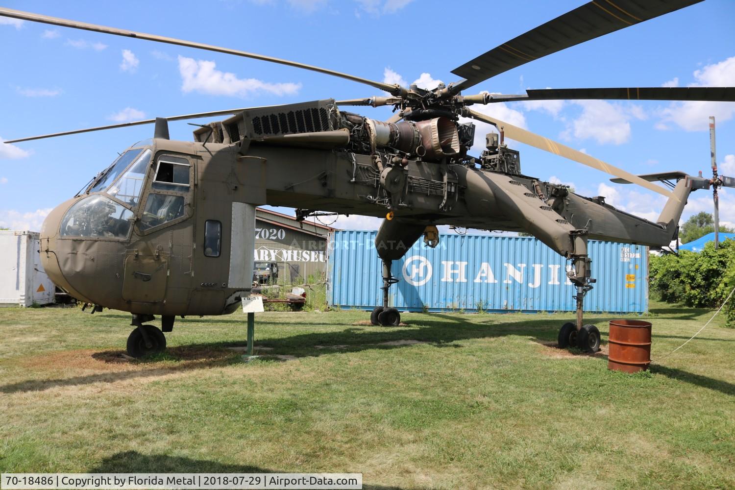 70-18486, 1970 Sikorsky CH-54B Tarhe C/N 64-094, CH-54B at Russell