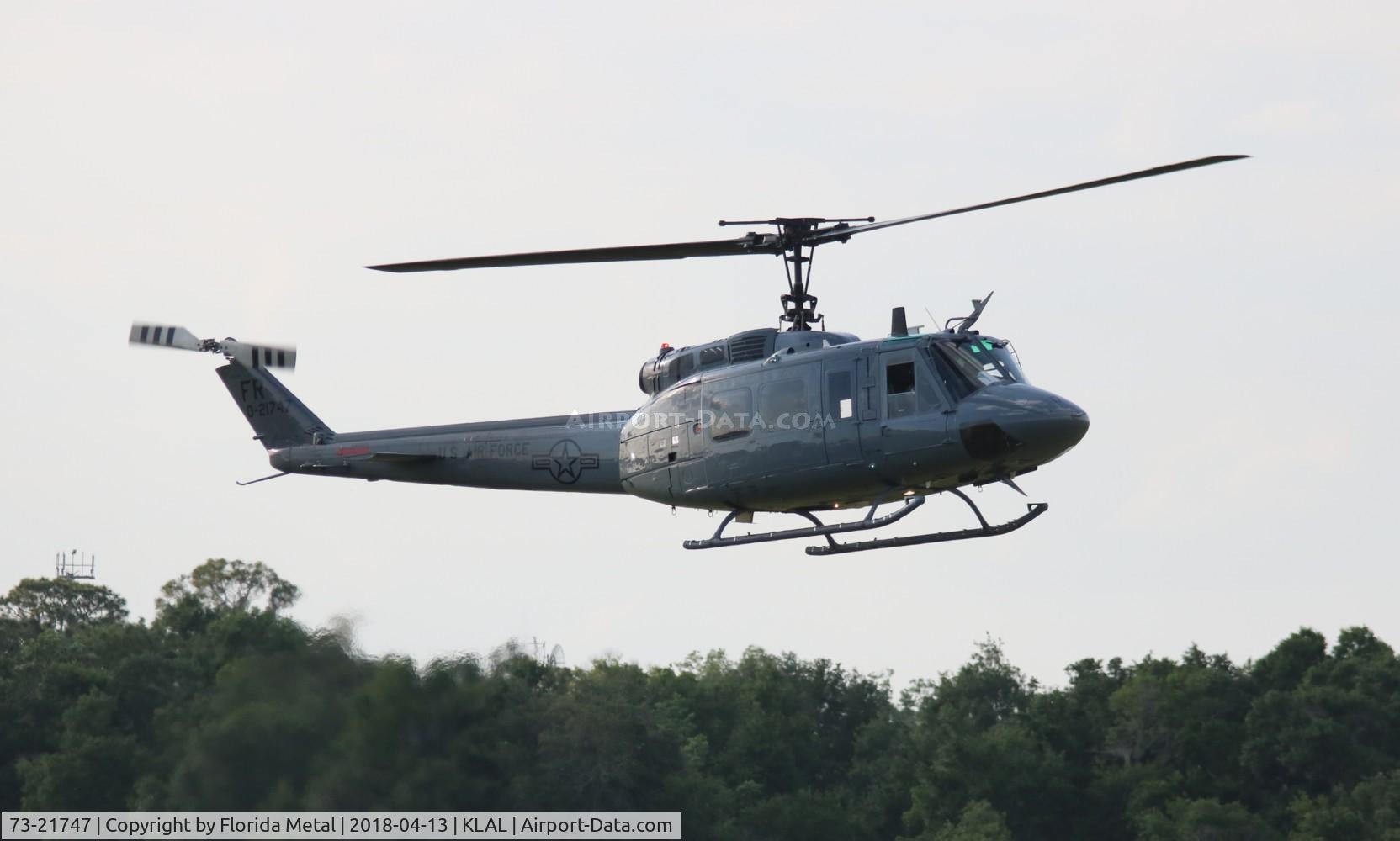 73-21747, 1973 Bell TH-1H Iroquois C/N 13435, TH-1 zx LAL