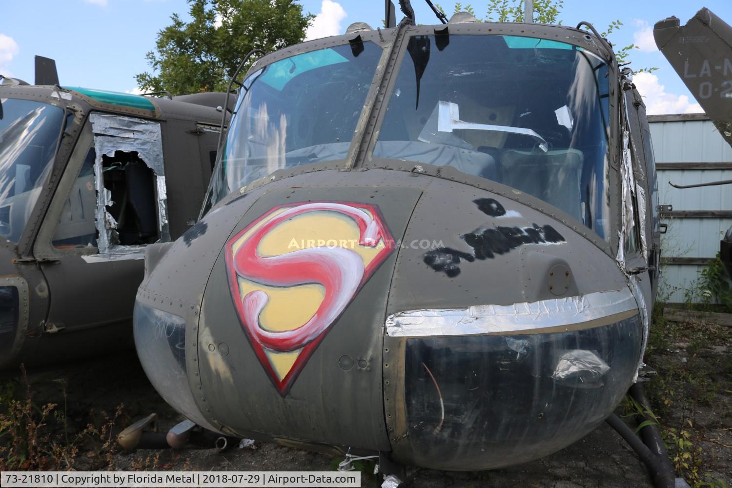 73-21810, 1973 Bell UH-1H Iroquois C/N 13498, UH-1 zx Russell