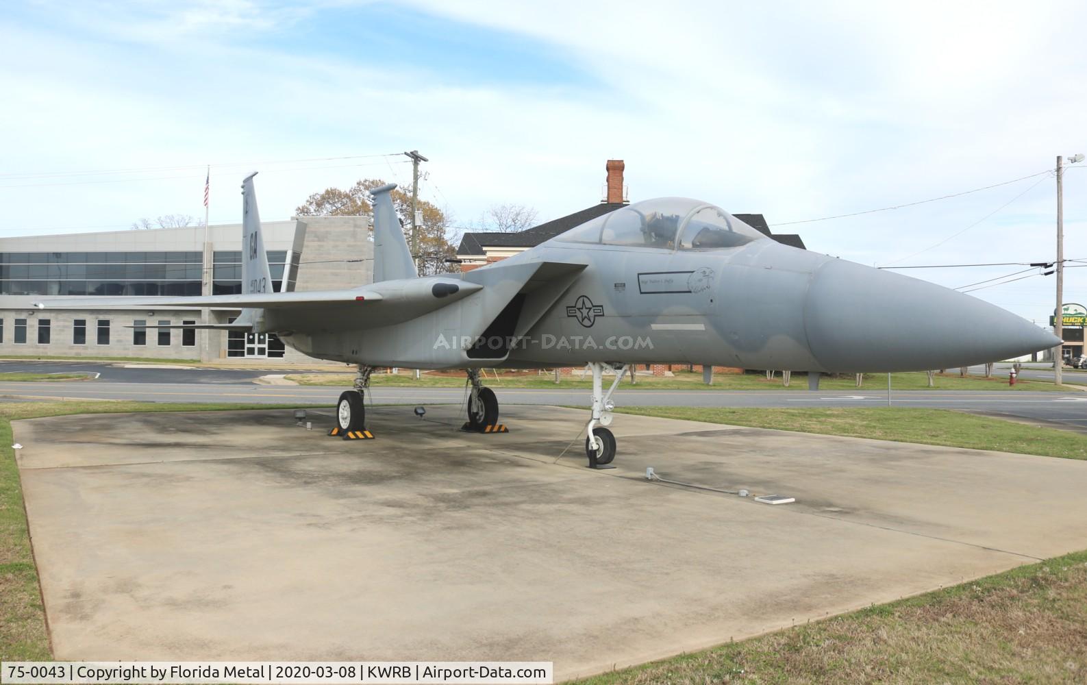 75-0043, 1975 McDonnell Douglas F-15A Eagle C/N 0141/A123, F-15 zx
