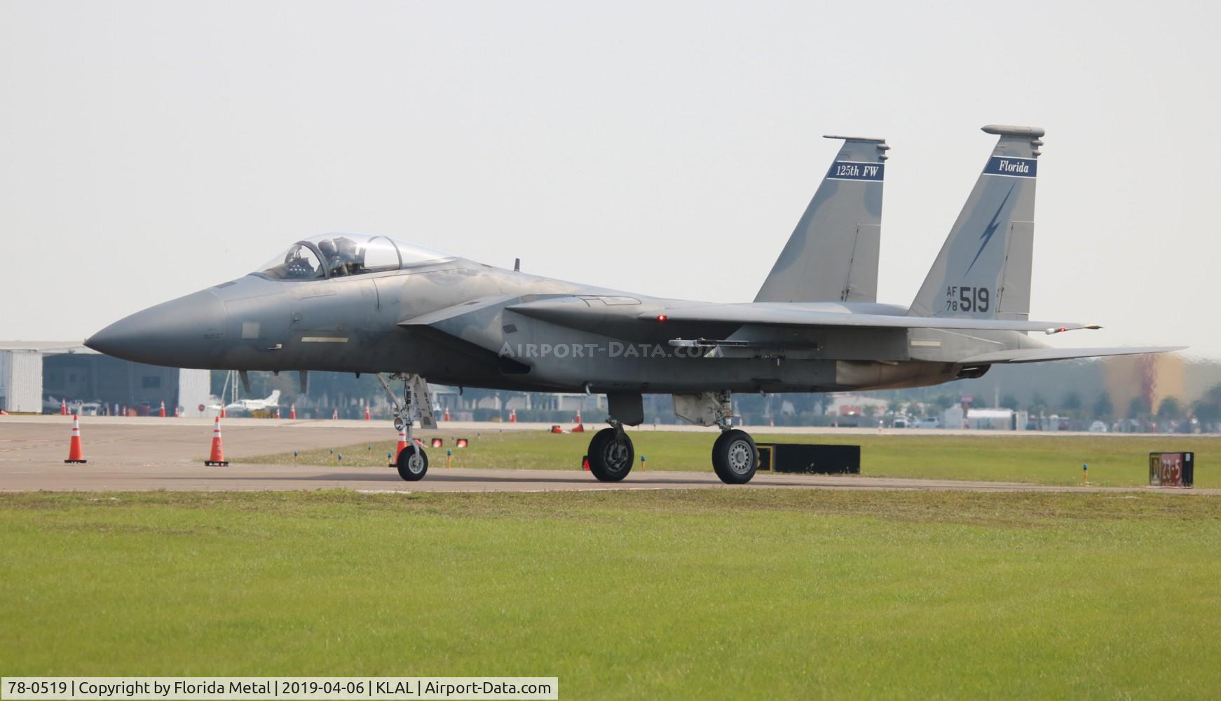 78-0519, 1978 McDonnell Douglas F-15C Eagle C/N 0506/C052, F-15 zx LAL