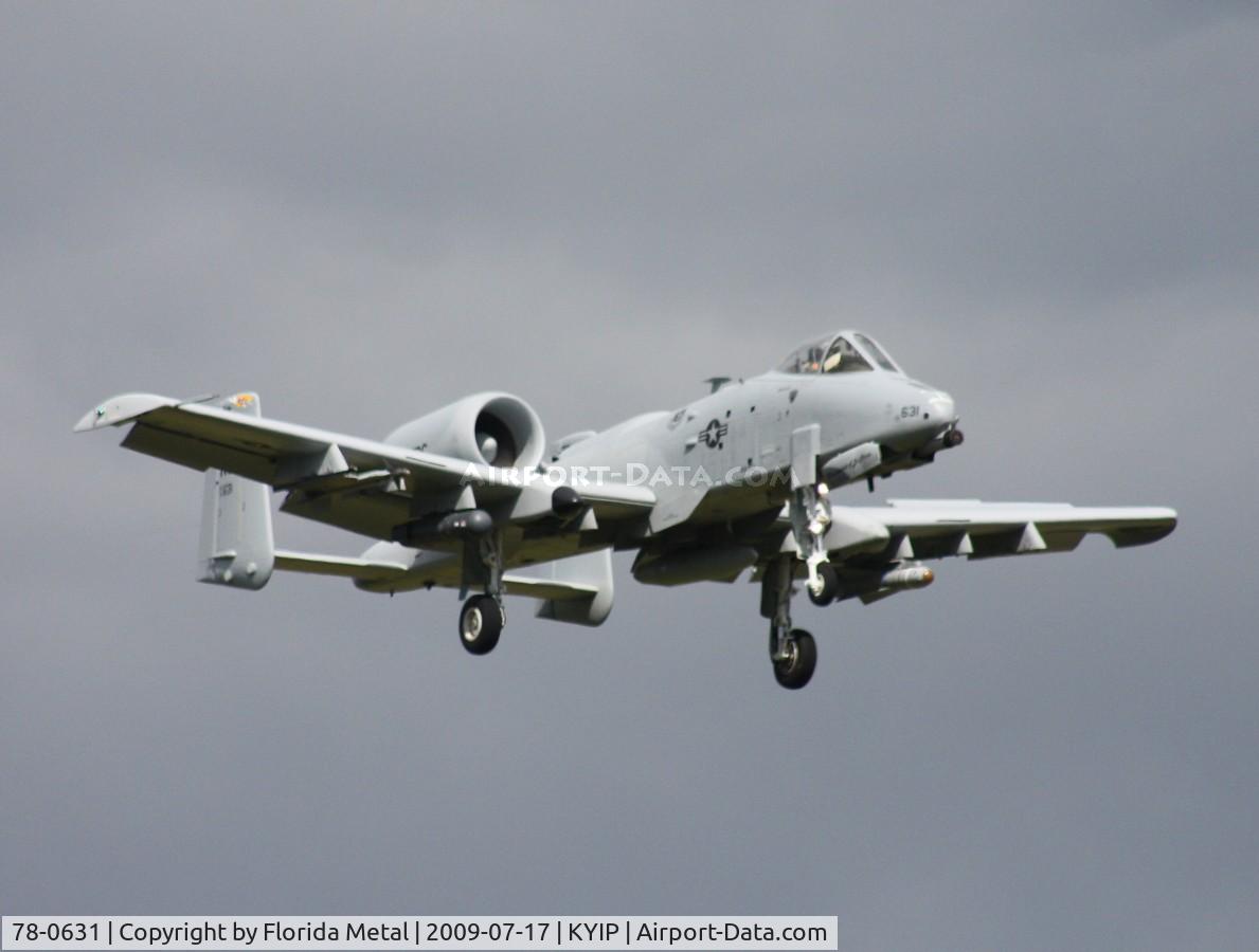 78-0631, 1978 Fairchild Republic A-10C Thunderbolt II C/N A10-0251, Thunder Over Michigan 2009