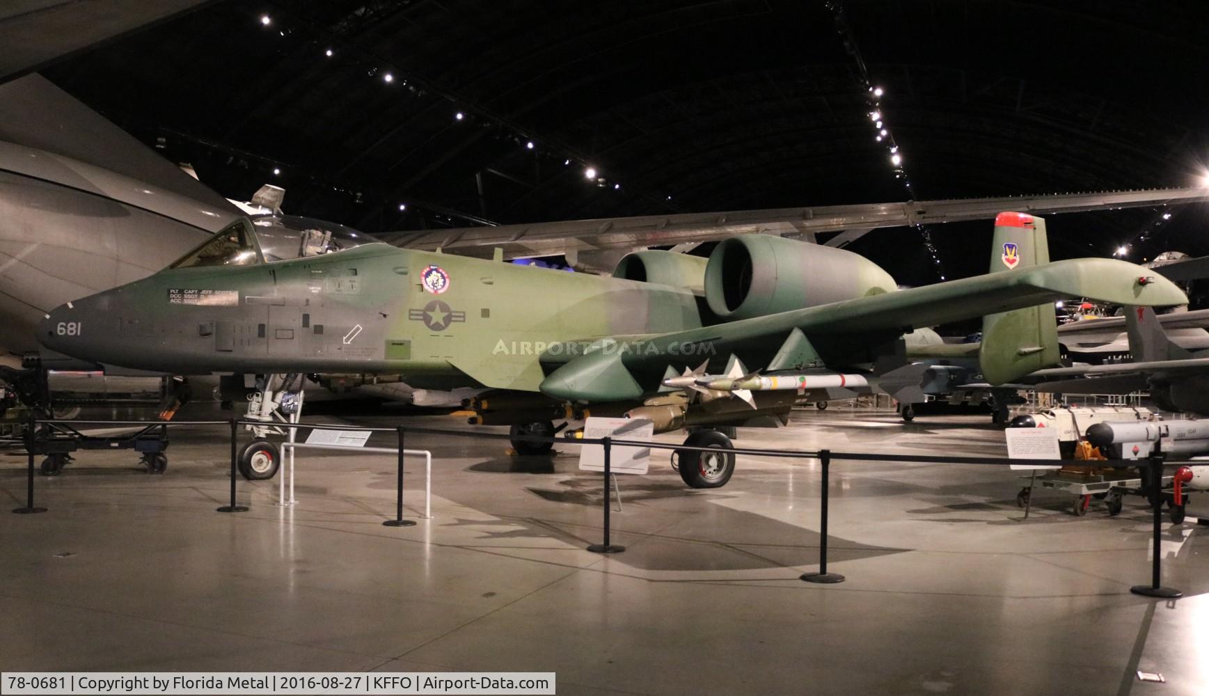 78-0681, 1978 Fairchild Republic A-10A Thunderbolt II C/N A10-0301, A-10 zx