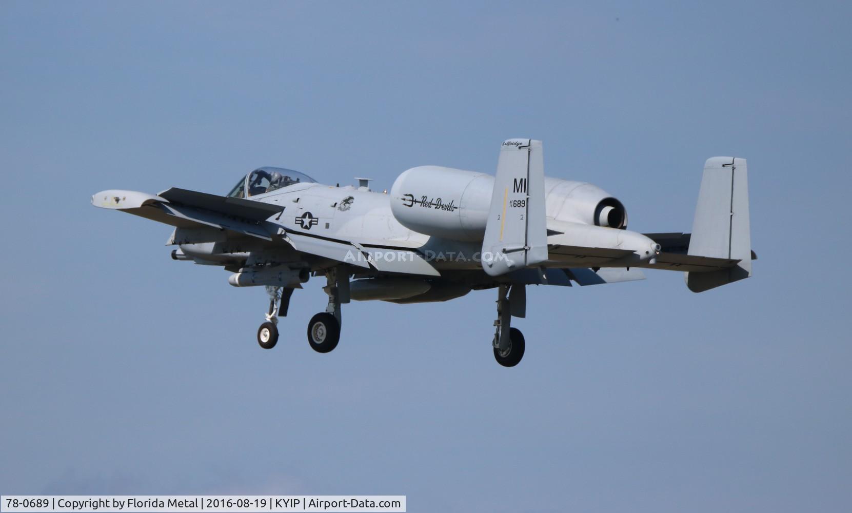 78-0689, 1979 Fairchild Republic A-10C Thunderbolt II C/N A10-0309, A-10 zx