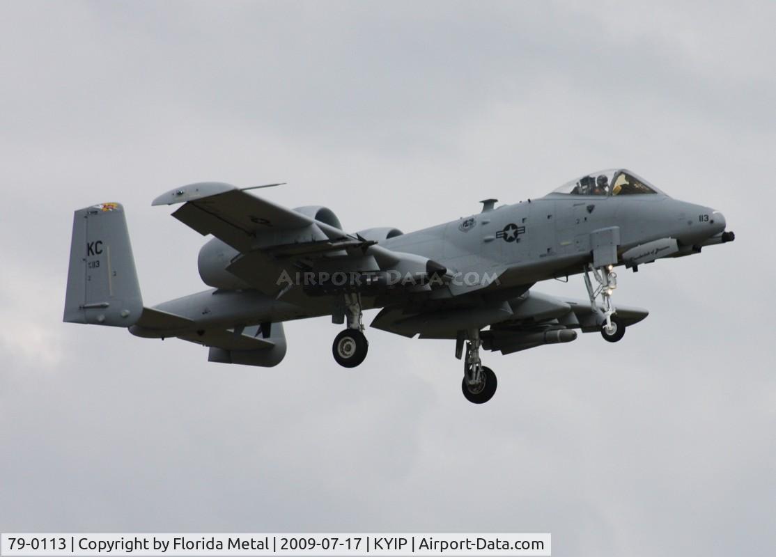 79-0113, 1979 Fairchild Republic A-10C Thunderbolt II C/N A10-0377, Thunder over Michigan 2009