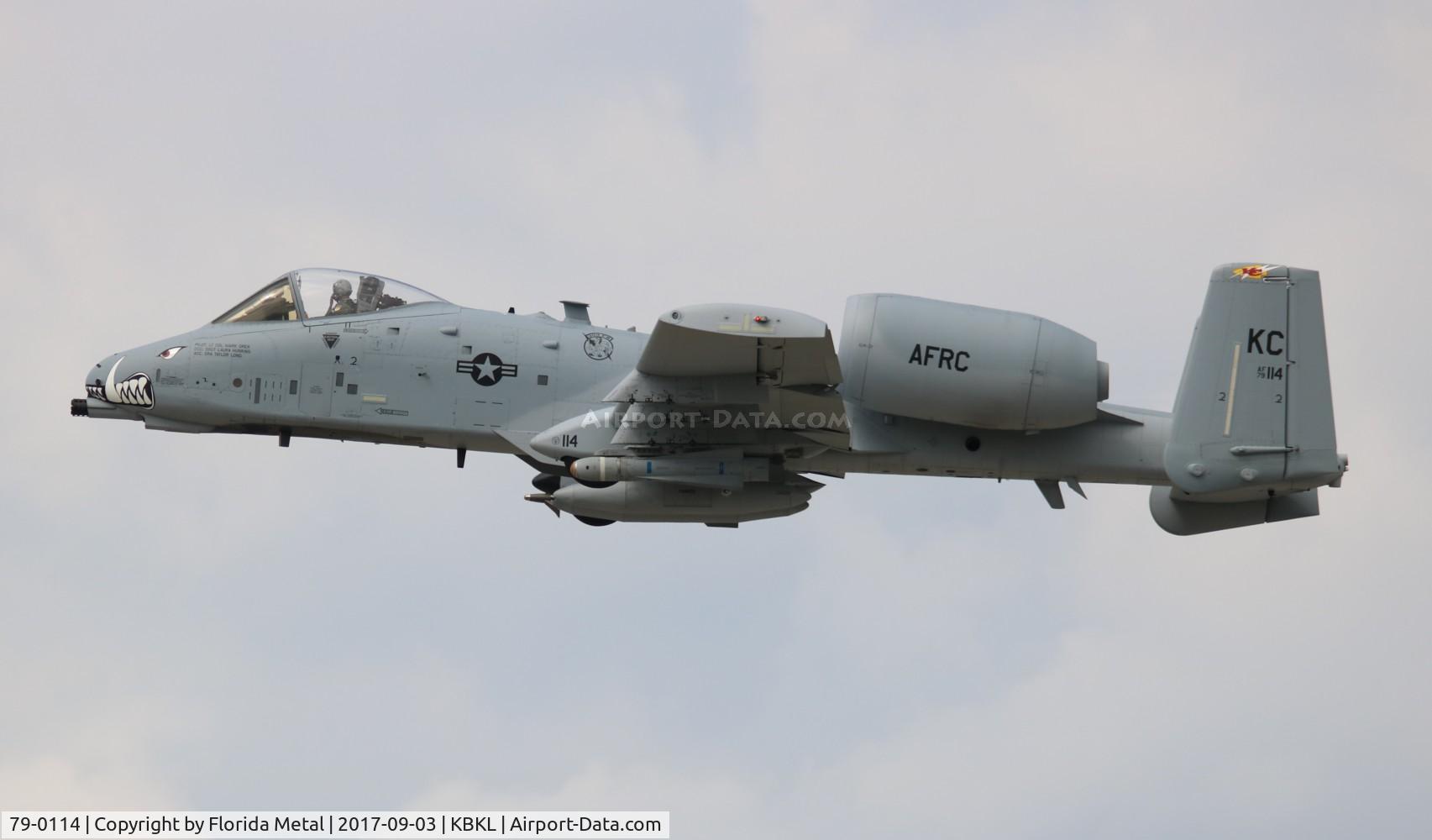 79-0114, 1979 Fairchild Republic A-10C Thunderbolt II C/N A10-0378, Cleveland Airshow 2017