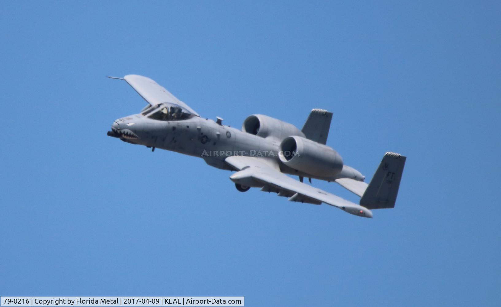79-0216, 1979 Fairchild Republic A-10C Thunderbolt II C/N A10-0480, Sun N fun 2017