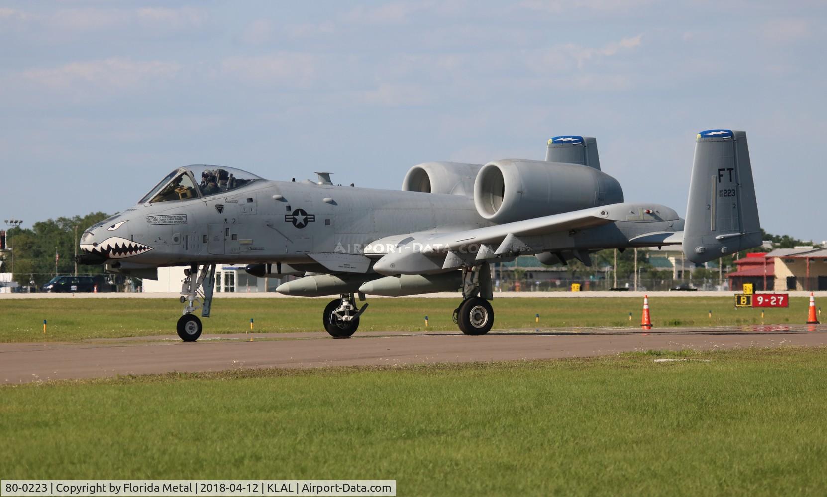 80-0223, 1980 Fairchild Republic A-10C Thunderbolt II C/N A10-0573, A-10 zx LAL