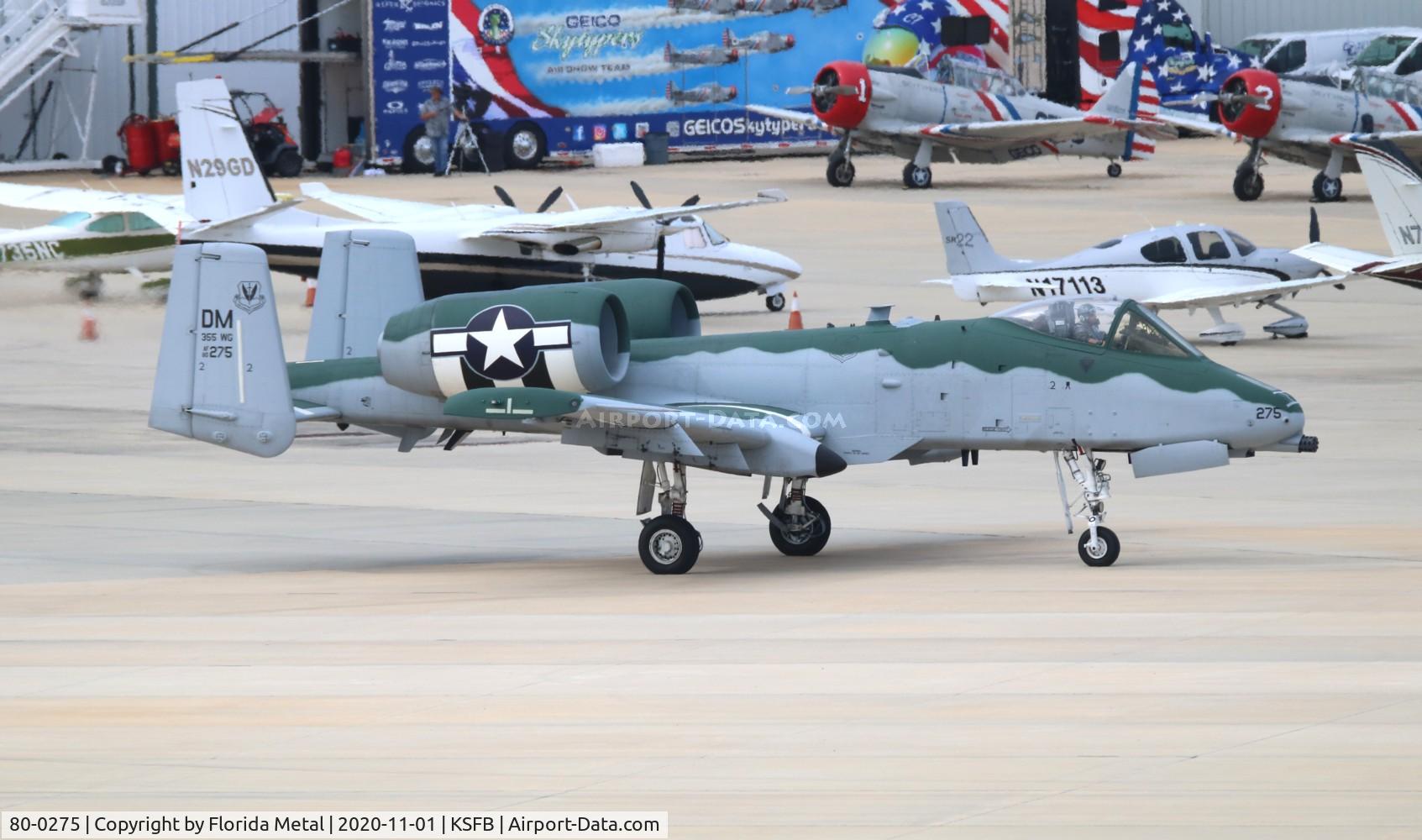 80-0275, 1980 Fairchild Republic A-10C Thunderbolt II C/N A10-0625, A-10 zx