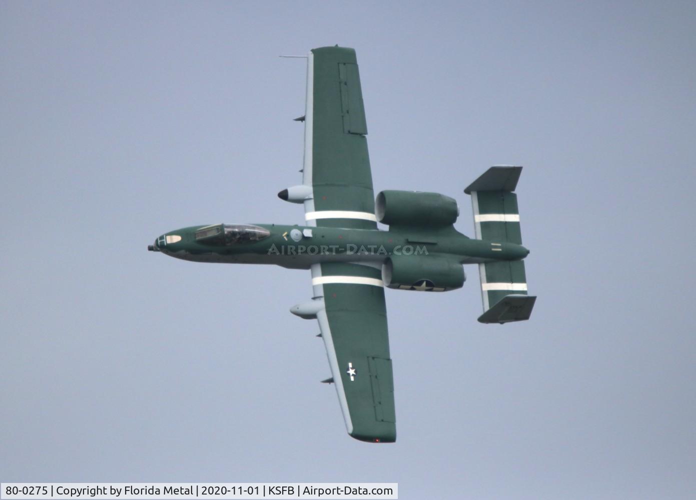 80-0275, 1980 Fairchild Republic A-10C Thunderbolt II C/N A10-0625, Sanford 2020