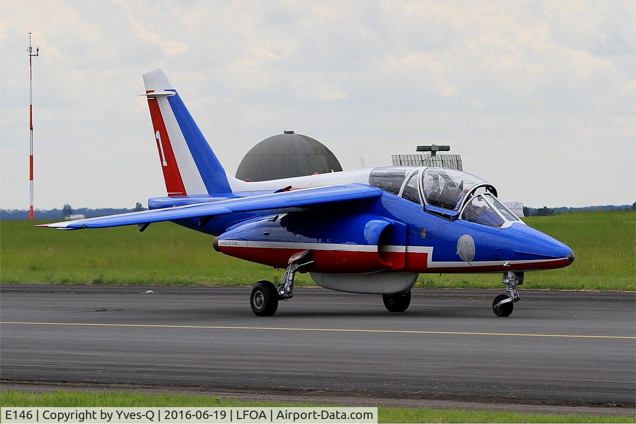 E146, Dassault-Dornier Alpha Jet E C/N E146, Dassault-Dornier Alpha Jet E (F-UHRR), Leader of Patrouille de France 2016, Avord Air Base 702 (LFOA) Open day 2016