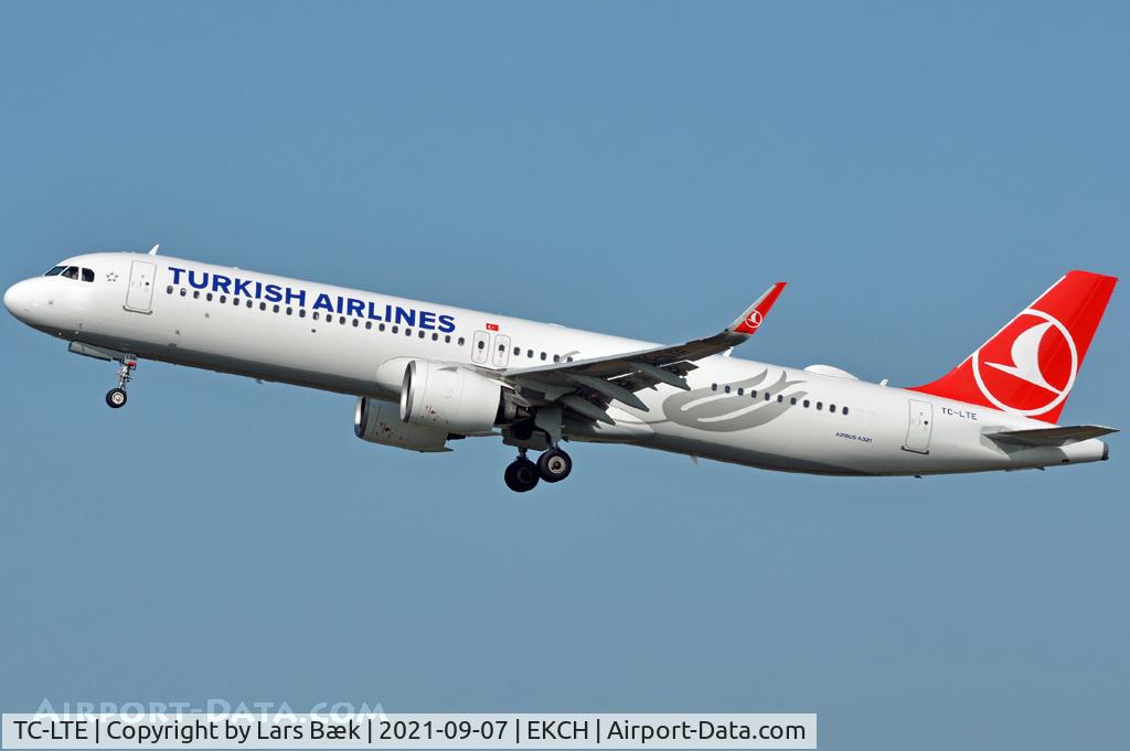 TC-LTE, 2021 Airbus A321-271NX C/N 10259, RWY22R