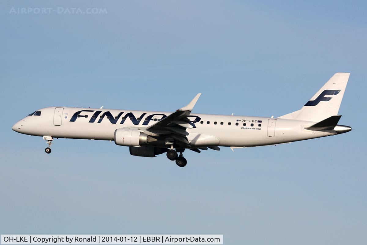 OH-LKE, 2007 Embraer 190LR (ERJ-190-100LR) C/N 19000059, at bru