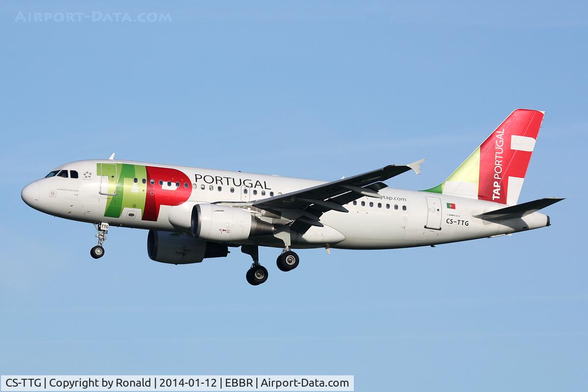 CS-TTG, 1998 Airbus A319-111 C/N 906, at bru