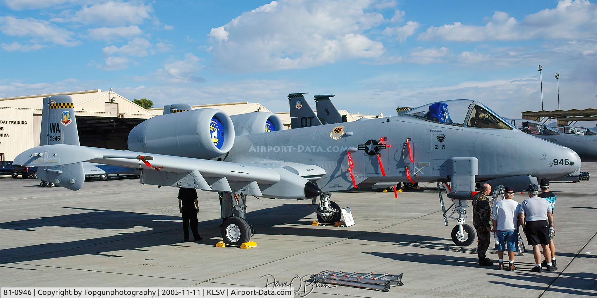 81-0946, 1981 Fairchild Republic A-10A Thunderbolt II C/N A10-0641, 66th WPS