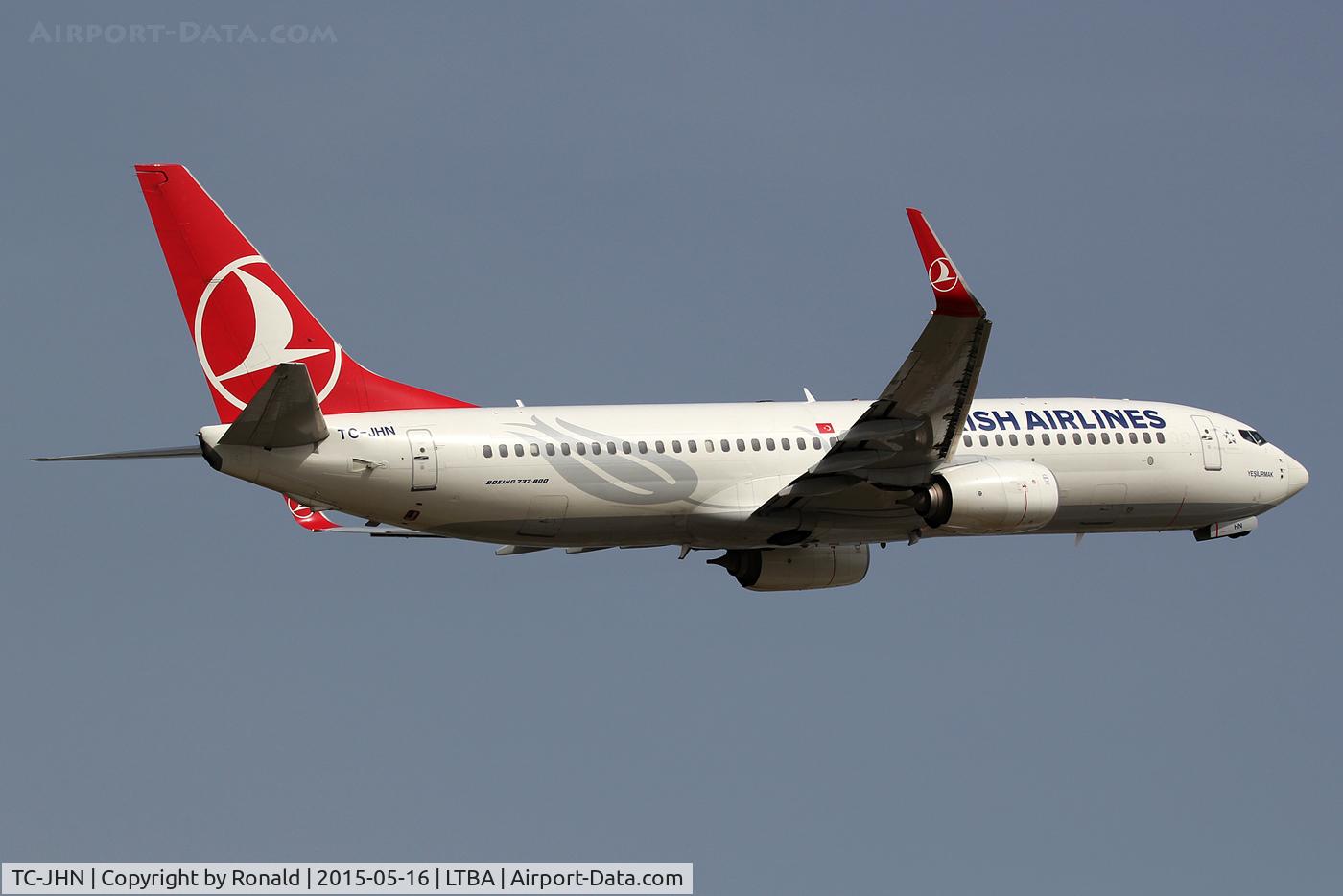 TC-JHN, 2012 Boeing 737-8F2 C/N 40981, at ist