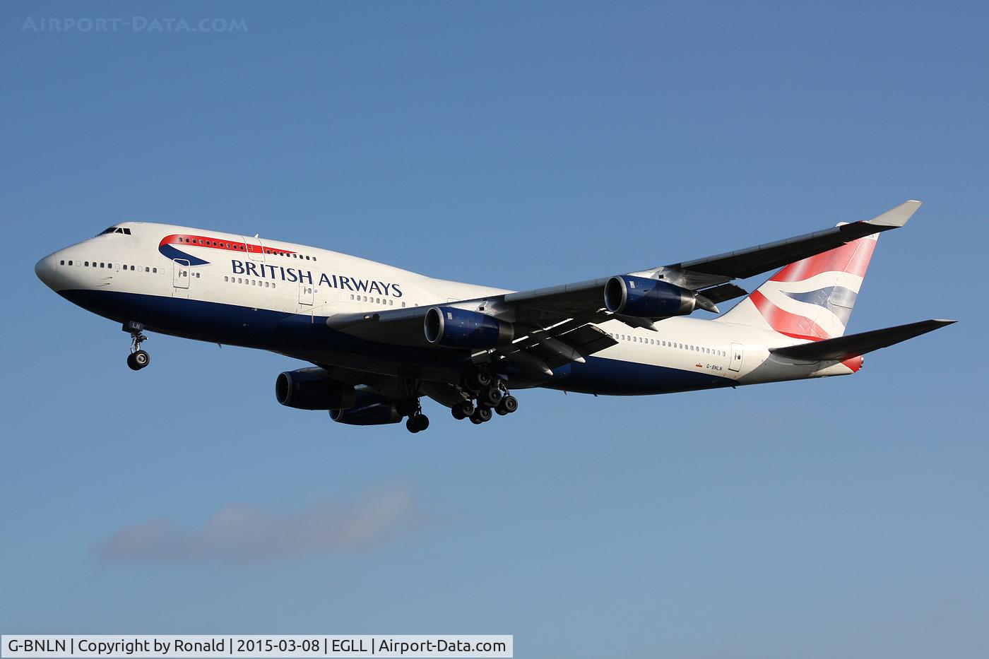 G-BNLN, 1990 Boeing 747-436 C/N 24056, at lhr