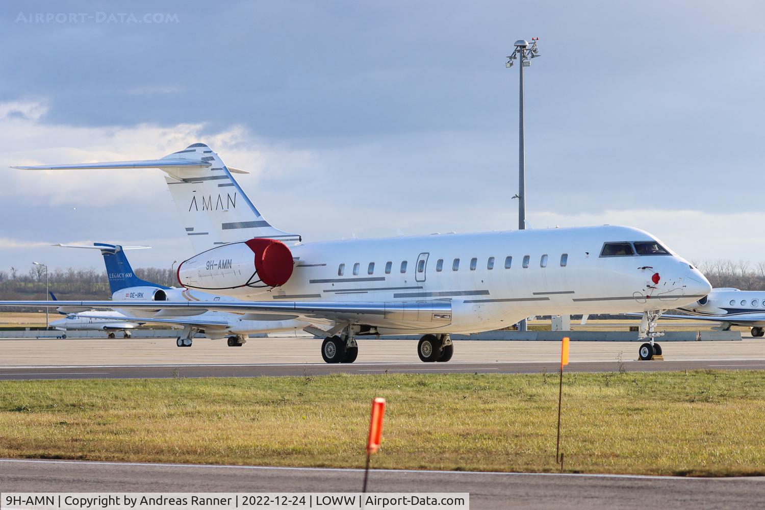 9H-AMN, 2009 Bombardier BD-700-1A11 Global 5000 C/N 9324, Emperor Aviation Bombardier Global 5000