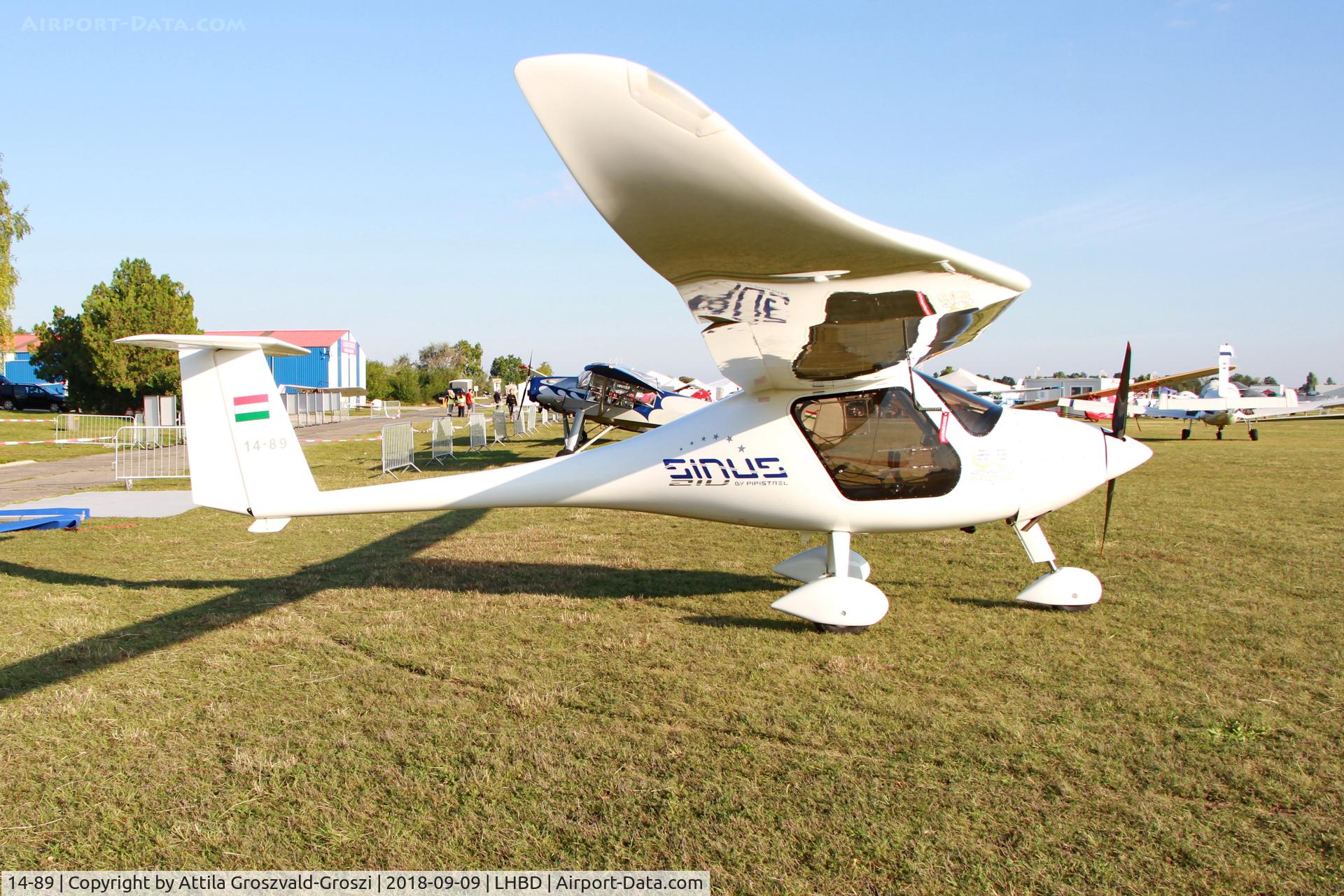 14-89, Pipistrel Sinus 912 C/N 061V912, LHBD - Börgönd Airport, Hungary. Börgönd Air Show 2018