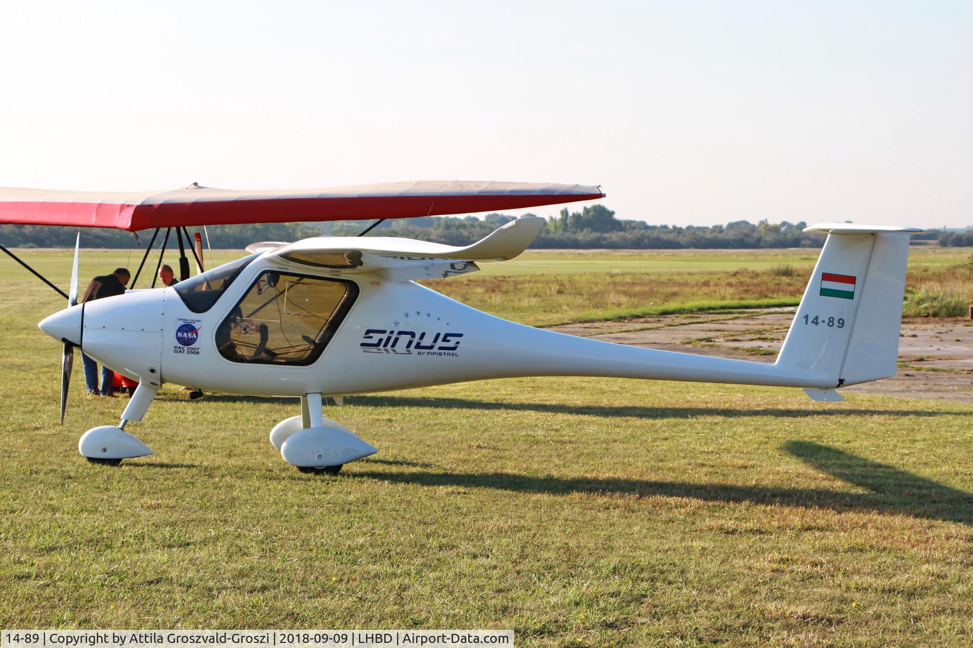 14-89, Pipistrel Sinus 912 C/N 061V912, LHBD - Börgönd Airport, Hungary. Börgönd Air Show 2018