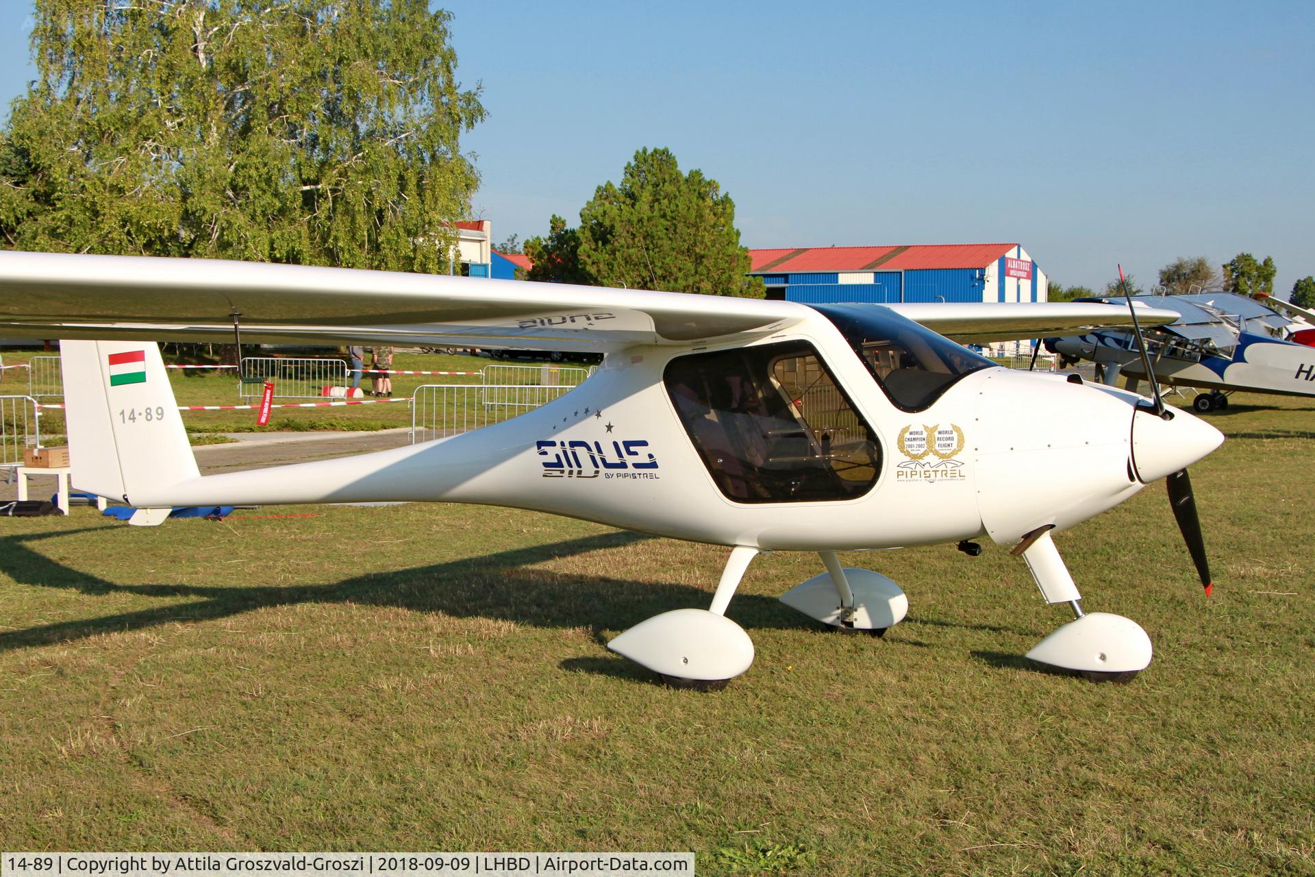 14-89, Pipistrel Sinus 912 C/N 061V912, LHBD - Börgönd Airport, Hungary. Börgönd Air Show 2018
