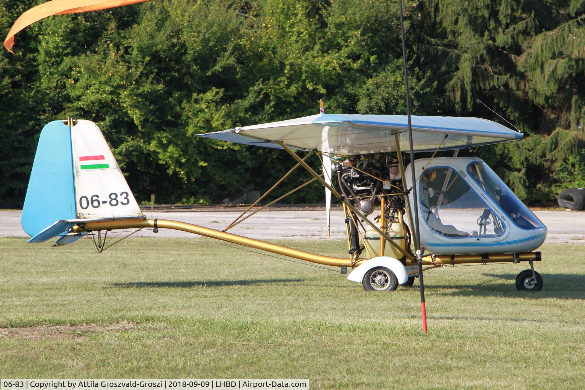 06-83, Ferrari Tucano C/N 0108, LHBD - Börgönd Airport, Hungary. Börgönd Air Show 2018