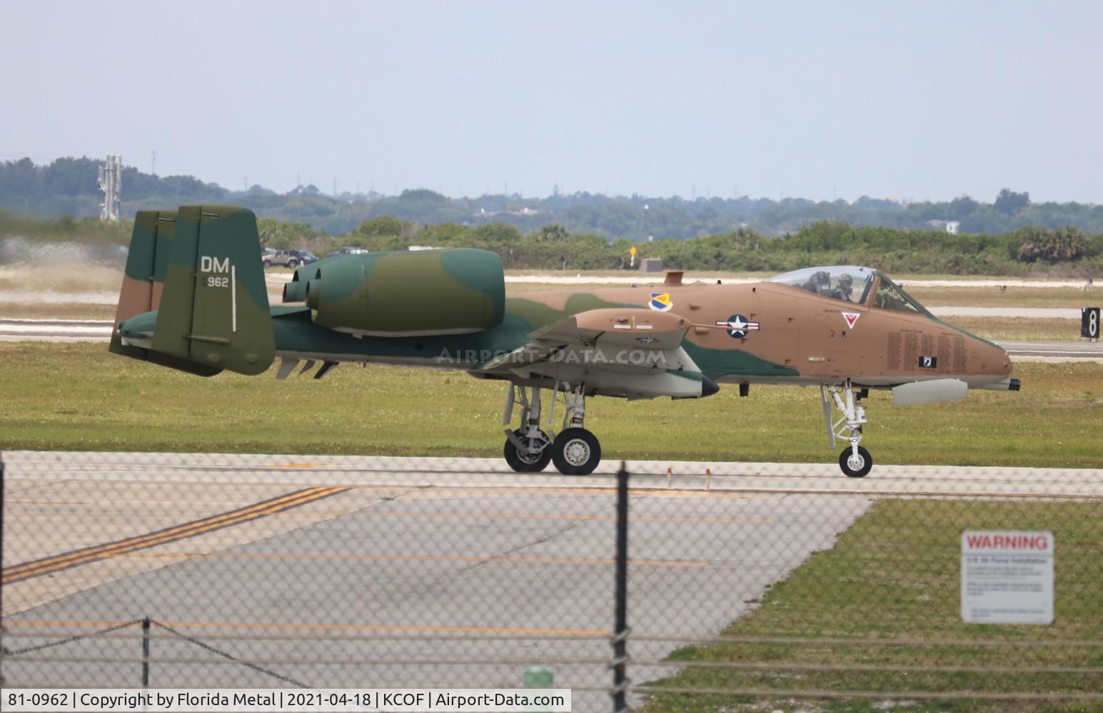 81-0962, 1981 Fairchild Republic A-10C Thunderbolt II C/N A10-0657, A-10 zx