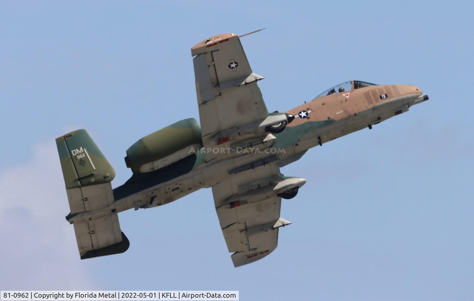 81-0962, 1981 Fairchild Republic A-10C Thunderbolt II C/N A10-0657, A-10 zx