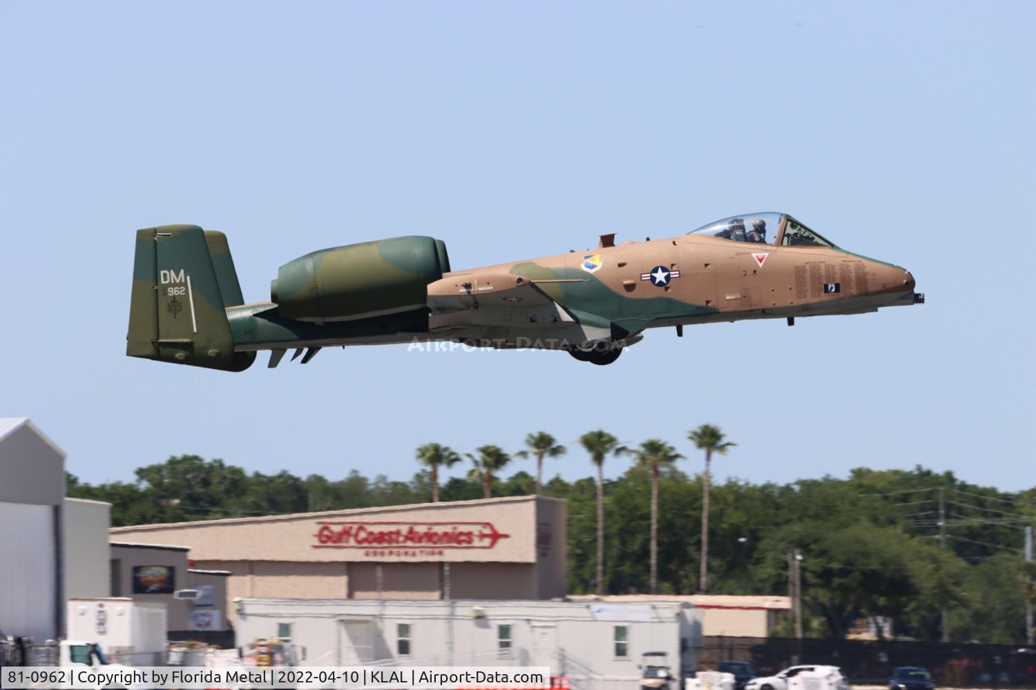 81-0962, 1981 Fairchild Republic A-10C Thunderbolt II C/N A10-0657, A-10 zx LAL
