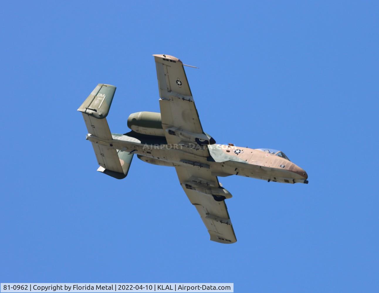 81-0962, 1981 Fairchild Republic A-10C Thunderbolt II C/N A10-0657, A-10 zx LAL