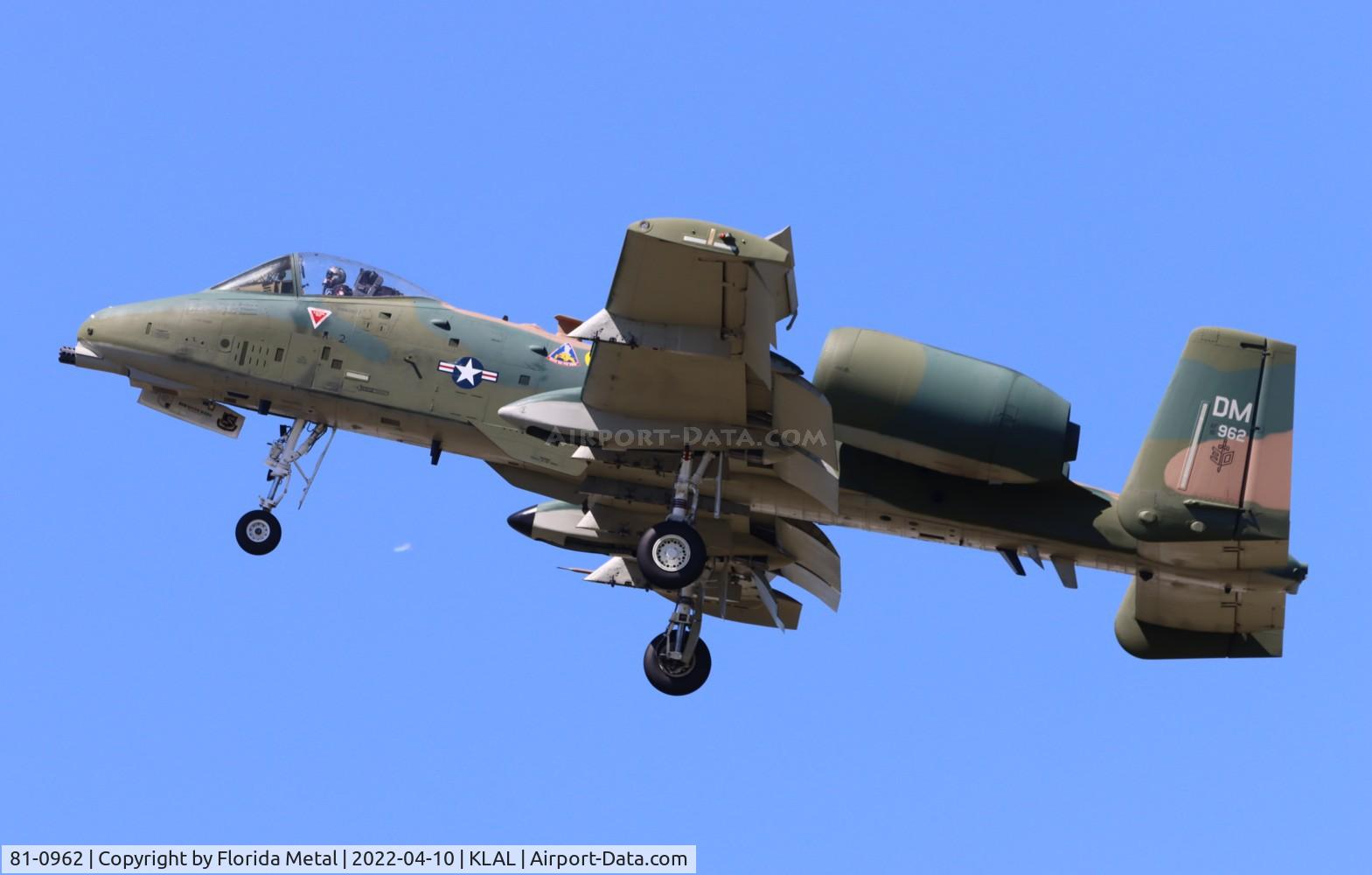 81-0962, 1981 Fairchild Republic A-10C Thunderbolt II C/N A10-0657, A-10 zx LAL