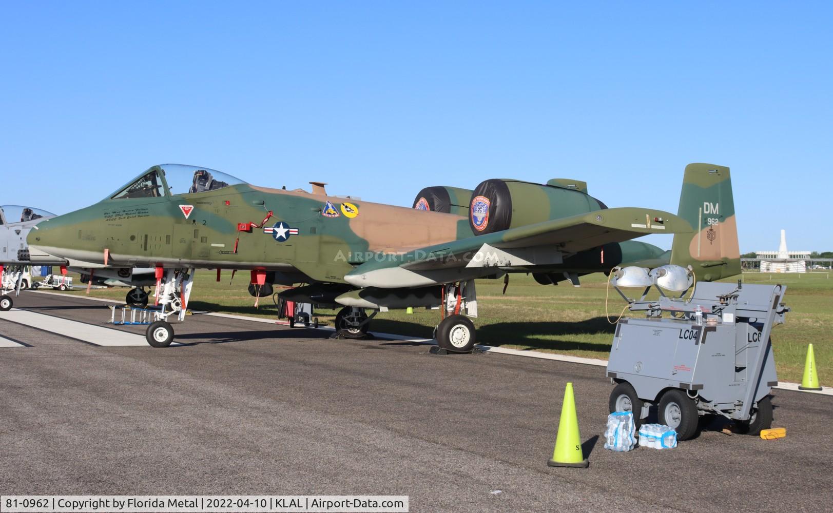 81-0962, 1981 Fairchild Republic A-10C Thunderbolt II C/N A10-0657, A-10 zx LAL