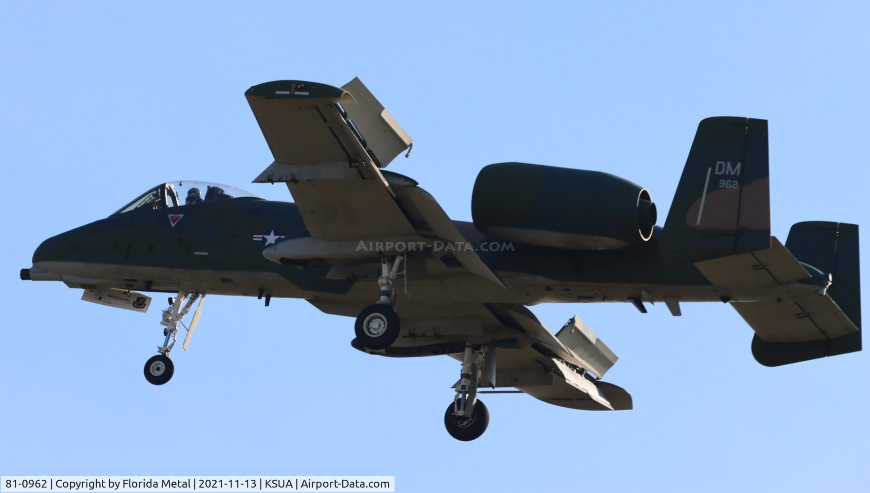 81-0962, 1981 Fairchild Republic A-10C Thunderbolt II C/N A10-0657, Stuart 2021