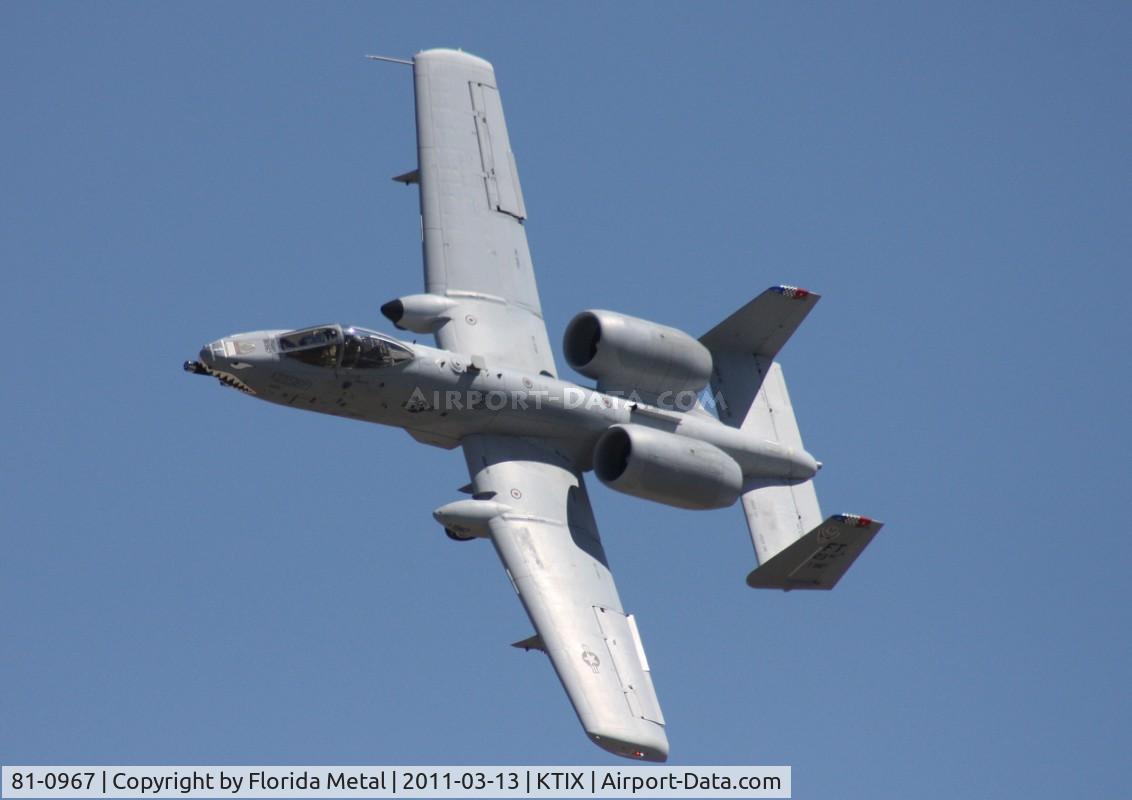 81-0967, 1981 Fairchild Republic A-10C Thunderbolt II C/N A10-0662, TICO 2011