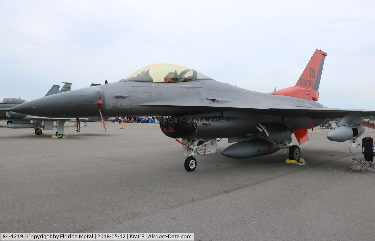 84-1219, 1984 General Dynamics QF-16C Fighting Falcon C/N 5C-56, QF-16 zx