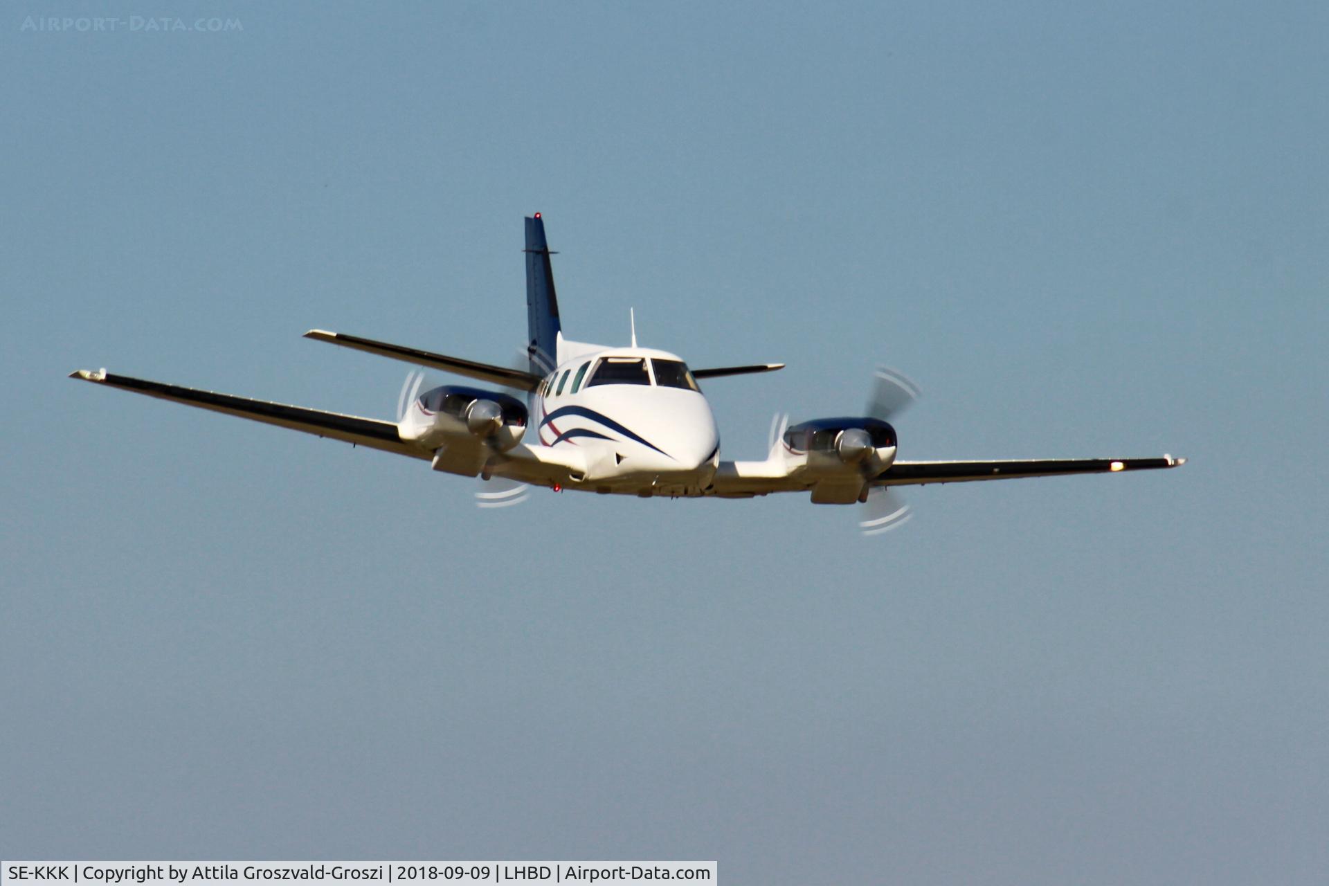 SE-KKK, 1975 Beech B-60 Duke C/N P-330, LHBD - Börgönd Airport, Hungary. Börgönd Air Show 2018
