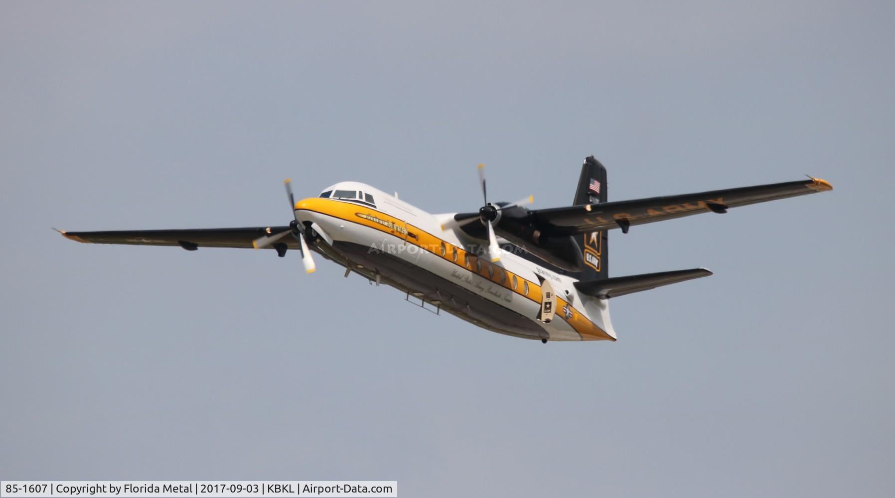 85-1607, 1983 Fokker C-31A (F27-400M) Troopship C/N 10653, Cleveland Airshow 2017