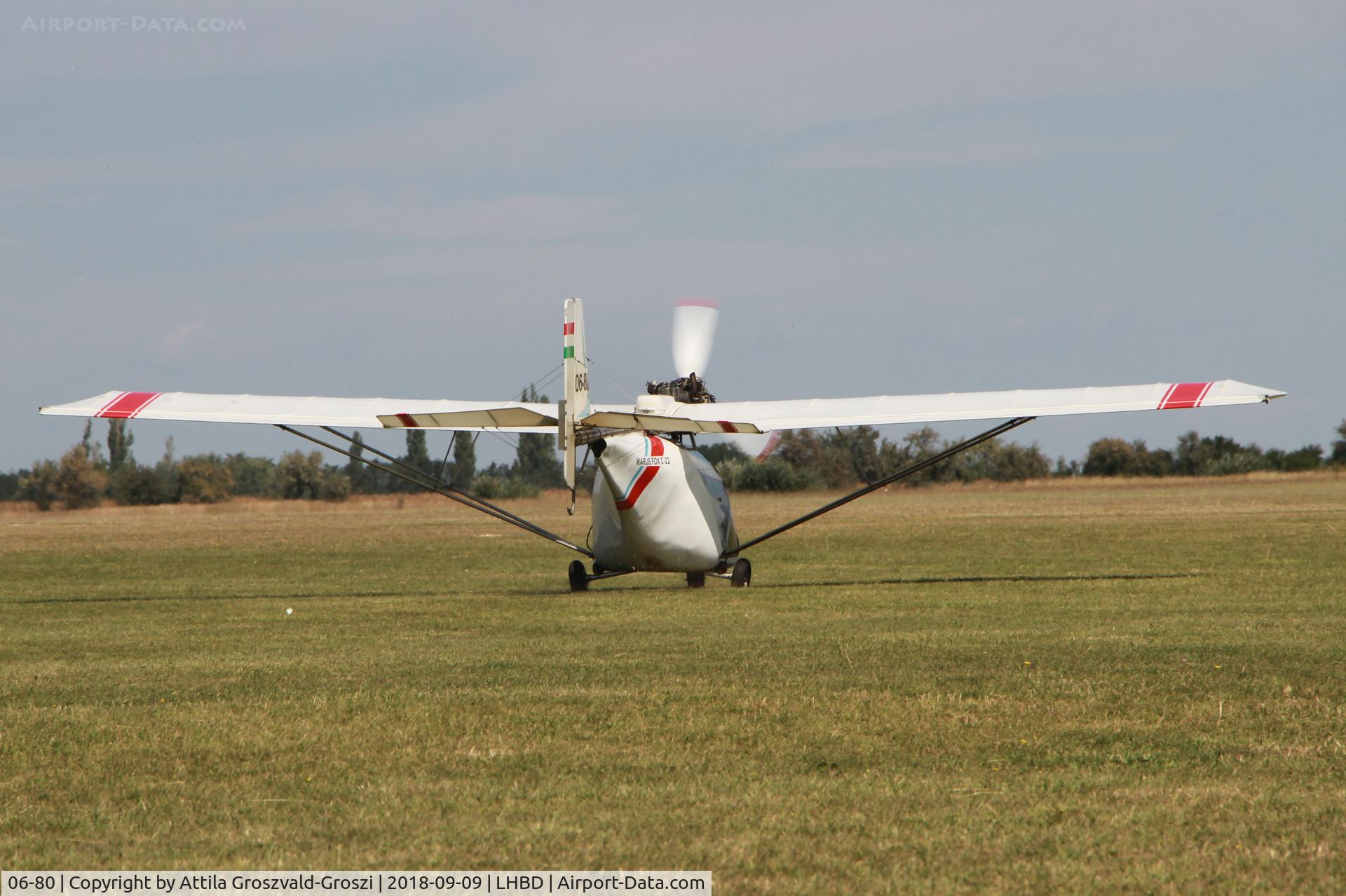 06-80, Comco-Ikarus C-22 Fox C/N 8606-3020, LHBD - Börgönd Airport, Hungary. Börgönd Air Show 2018
