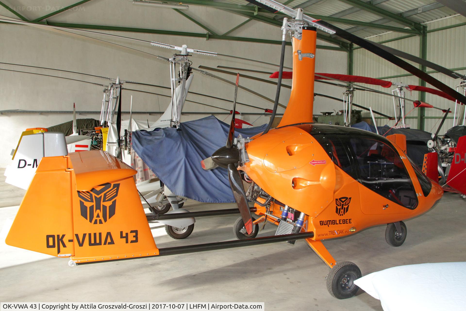 OK-VWA 43, Aviation Artur Trendak Tercel C/N T&SJ21915S, LHFM - Meidl Airport, Fertöszentmiklós, Hungary