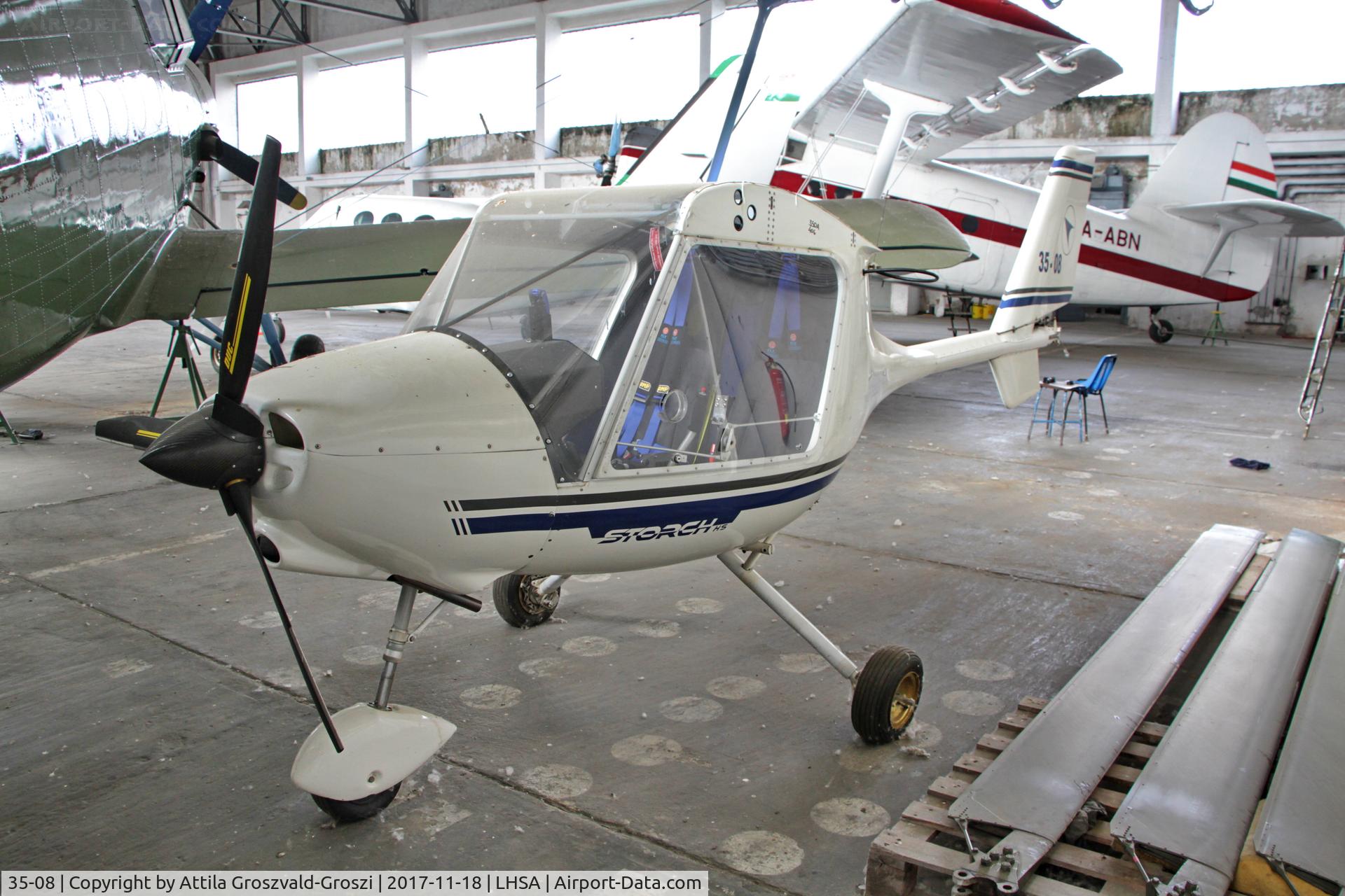 35-08, Fly Synthesis Storch C/N 350A406, LHSA Szentkirályszabadja Airport, Hungary