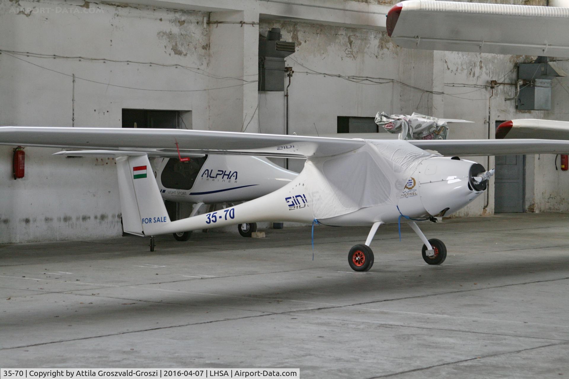 35-70, Pipistrel Sinus 912 C/N 567SL912, LHSA Szentkirályszabadja Airport, Hungary